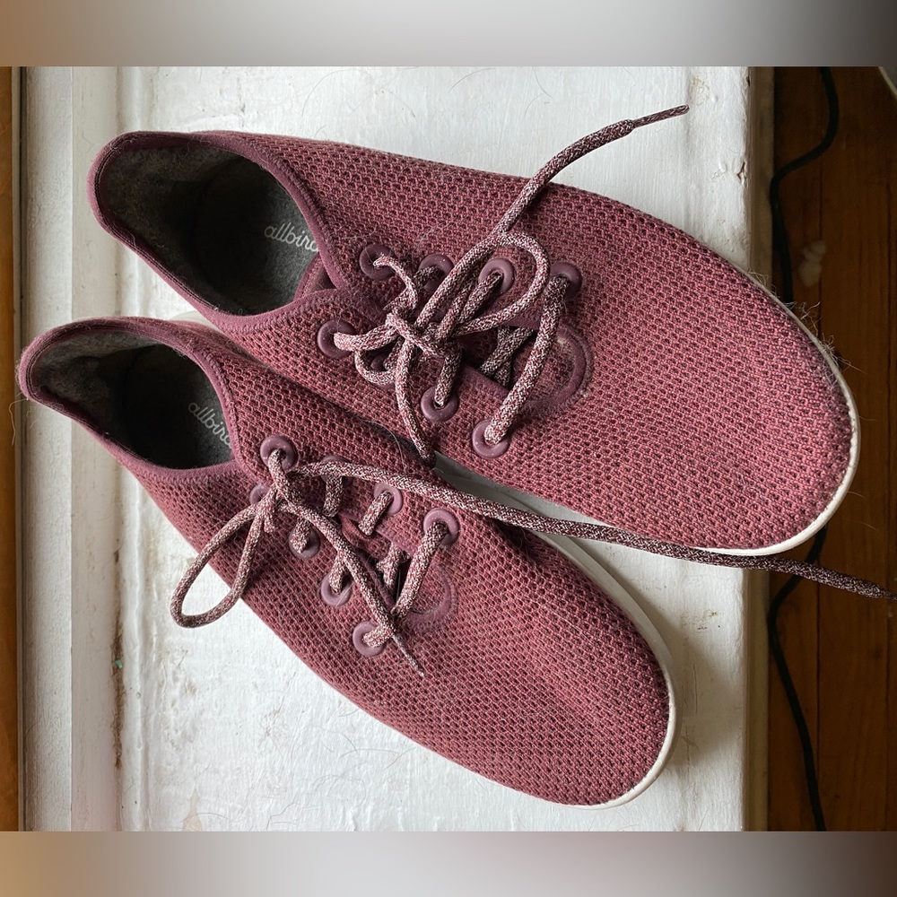 Maroon AllBirds Sneakers